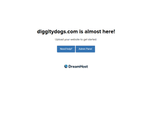 Tablet Screenshot of diggitydogs.com
